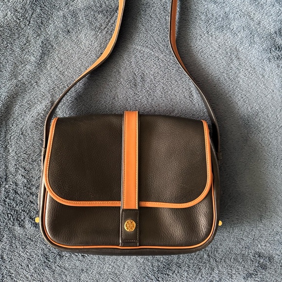 Hermes Black Leather Noumea Messenger Bag - Picture 1 of 16
